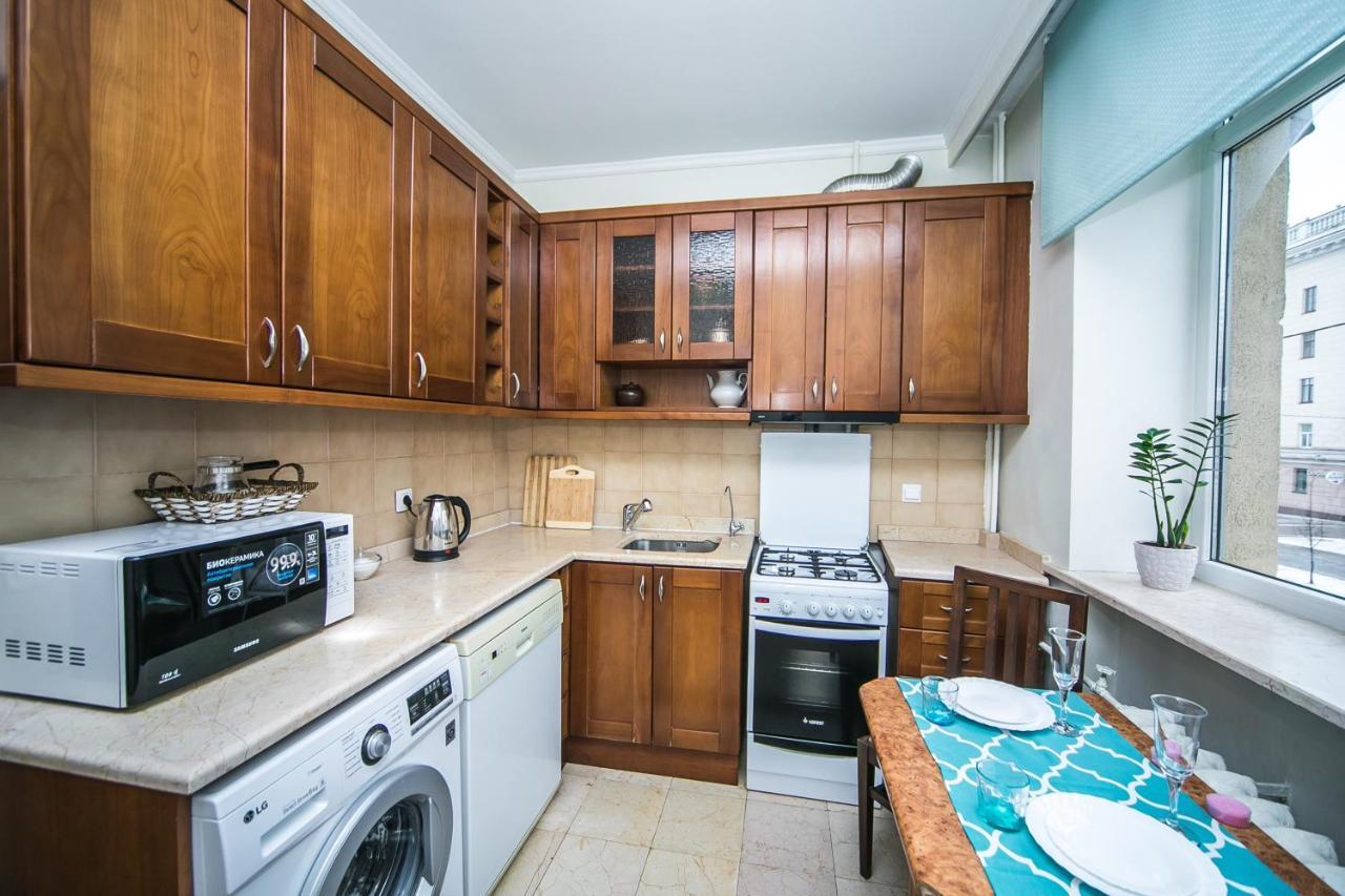 מינסק Apartment Ploshchad Pobedy 3 Komnaty מראה חיצוני תמונה